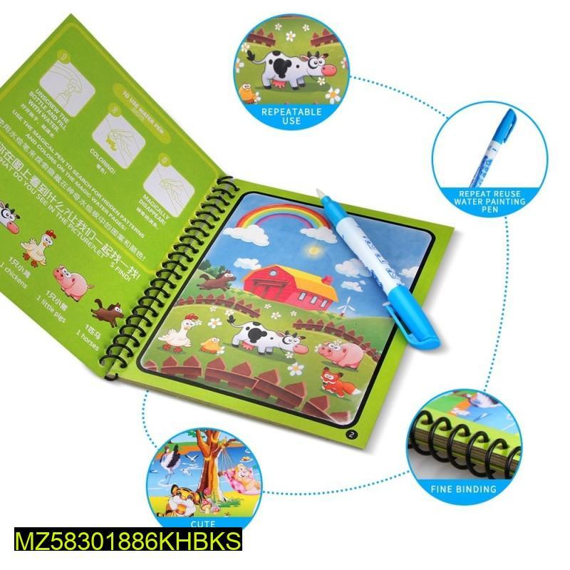Magic Water Painting Board for Kids with Reusable Pen